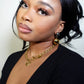 Gia Two Tone Earrings