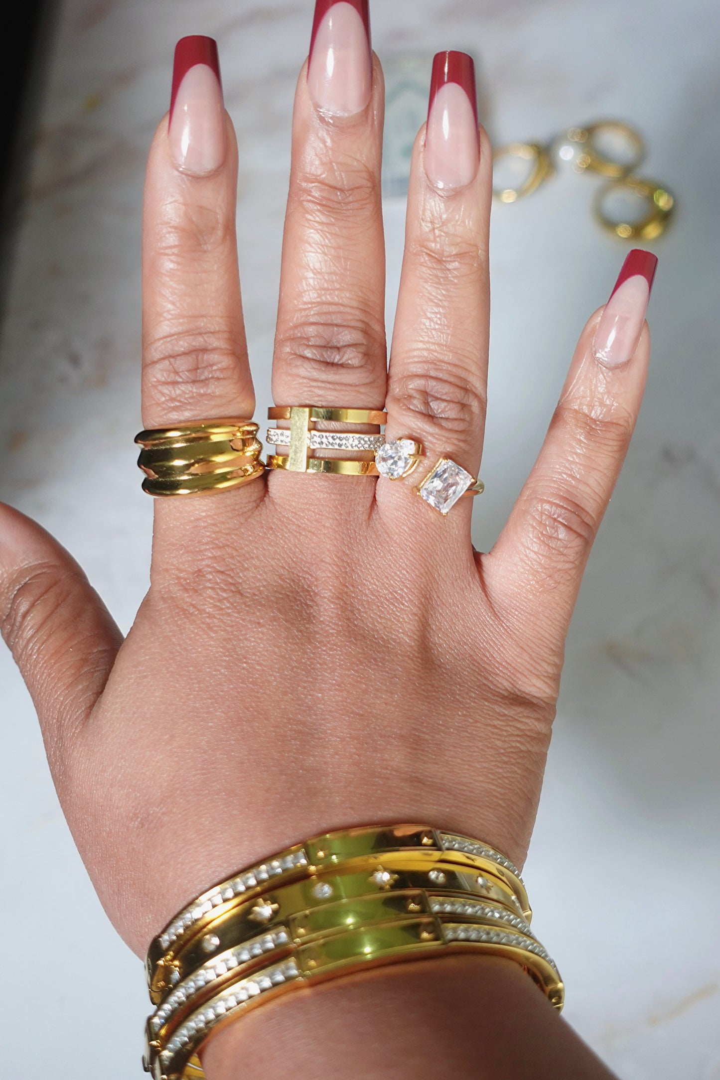 Nhyira Cubic Zirconia Wrap Ring