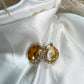 Star Cubic Zirconia Hoop Earrings