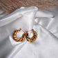 Muna Twist Hoop Earrings