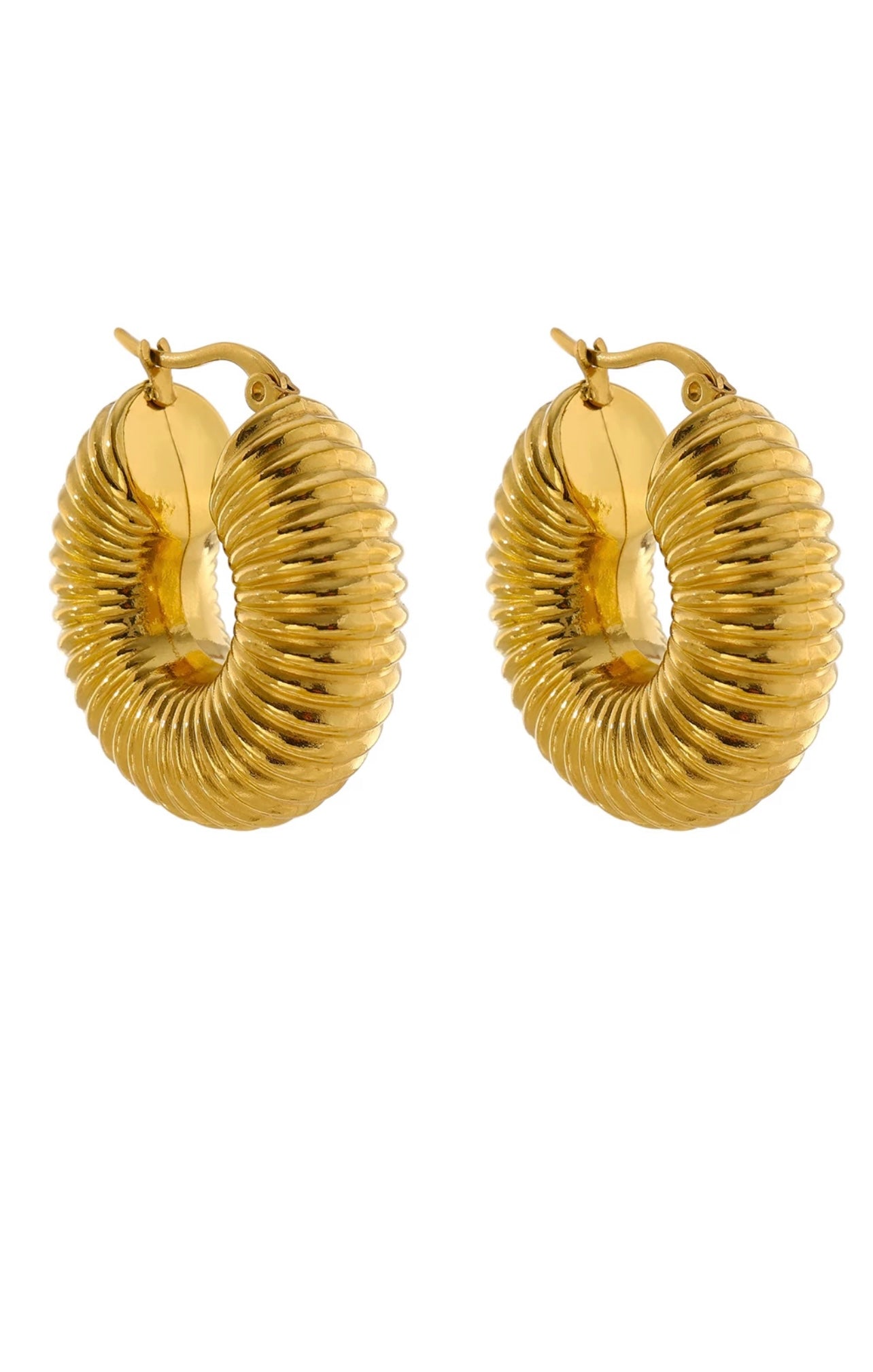 Joy Chunky Hoop Earrings