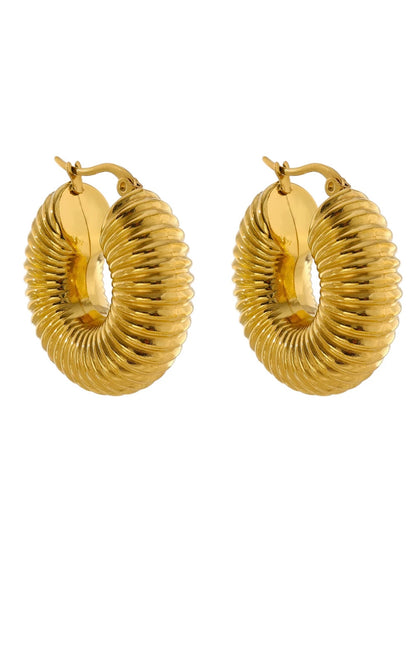 Joy Chunky Hoop Earrings