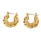 Muna Twist Hoop Earrings