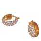 Star Cubic Zirconia Hoop Earrings