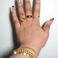 Santé Signet Croissant Gold Ring