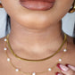 Dora Freshwater Pearl Beaded Dainty Necklace