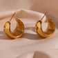 Marie Chunky Hollow Out Hoop Earrings