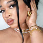Joy Chunky Hoop Earrings